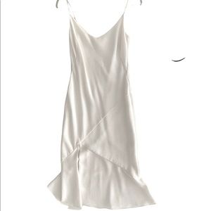 Black Halo side slit cami dress, size 4